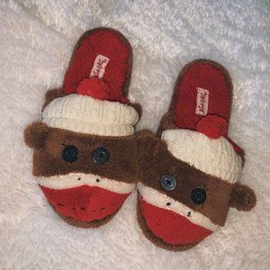 SOCK MONKEY SLIPPERS